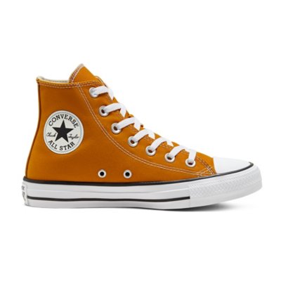 converse haute jaune moutarde