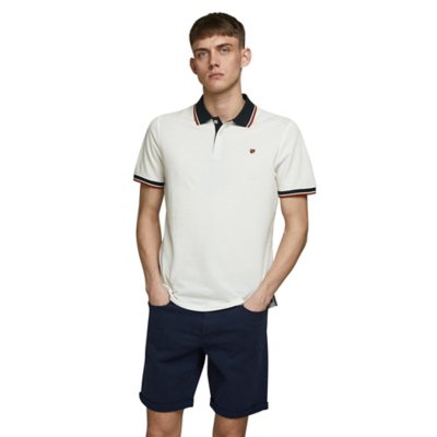 polo à manches courtes homme jprwin blu. ss sts