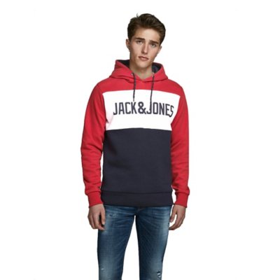 Sweatshirt À Capuche Garçon JJELOGO BLOCKING JACK JONES JUNIOR