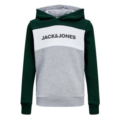 sweatshirt à capuche garçon jjelogo blocking