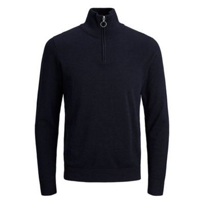 pull homme joreli knit high neck zip