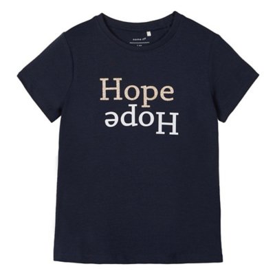 tee-shirt à manches courtes fille nkfpolly dnmtasis