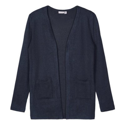 gilet fille nkfvicti ls knit card l