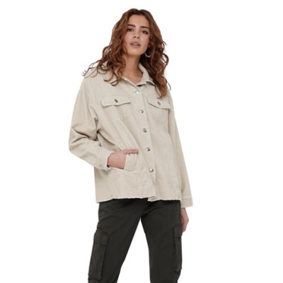 chemise à manches longues femme onlbitten cord shacket pnt noos