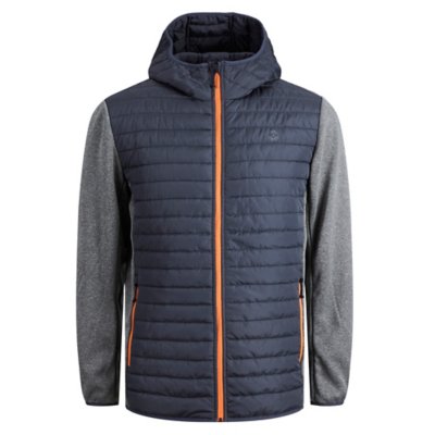 veste à capuche homme jjemulti quilted sts