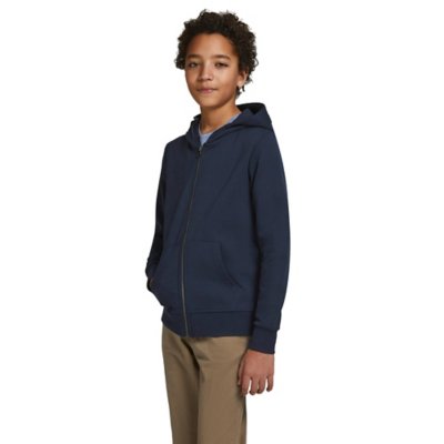 sweatshirt zippé à capuche garçon jjebasic zip hood noos