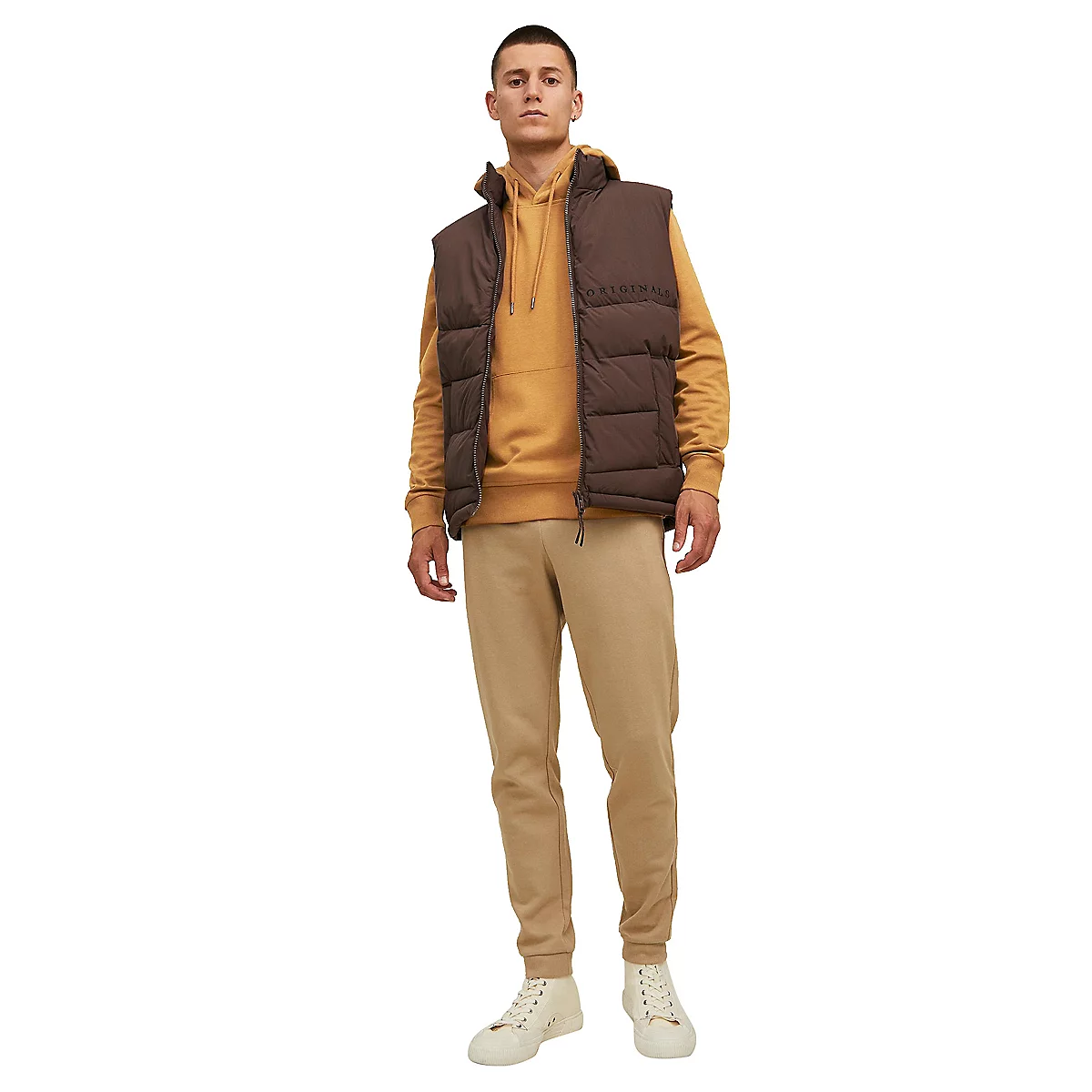 sweatshirt à capuche homme jjebasic noos