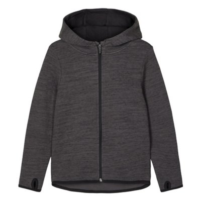 sweatshirt zippé à capuche garçon nkmscott ls sweat card w. hood unb