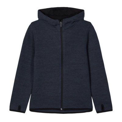 sweatshirt zippé à capuche garçon nkmscott ls sweat card w. hood unb