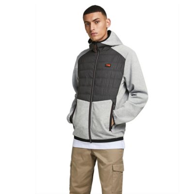 veste à capuche homme jcotoby hybrid jacket noos