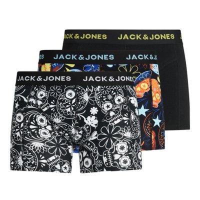 boxer homme jacsugar skull trunks 3 pack. noos