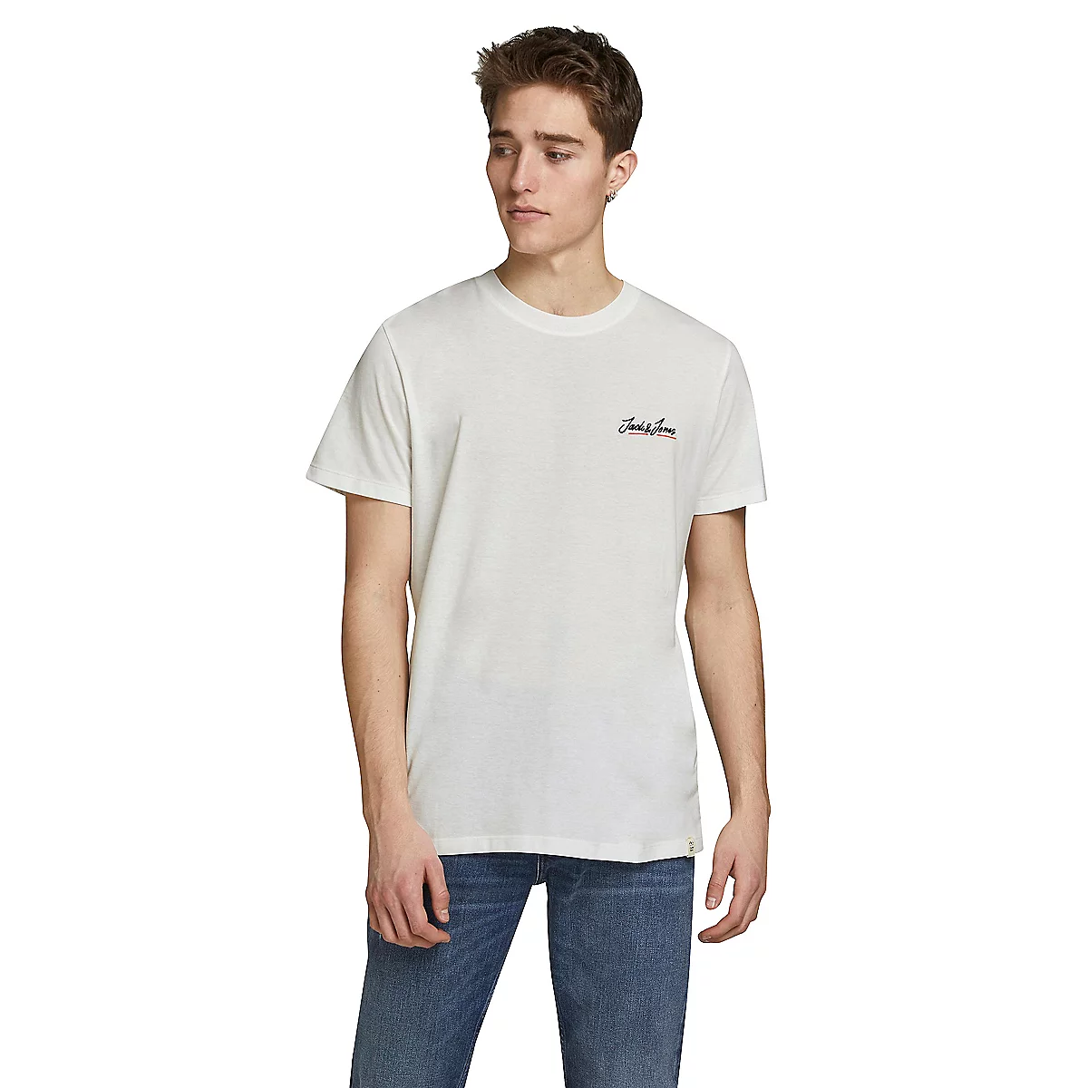 tee-shirt à manches courtes homme jortons crew neck noos