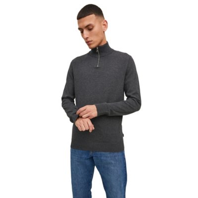 pull homme jjemil knit half zip