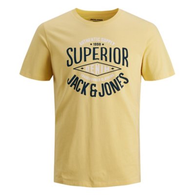 tee-shirt à manches courtes garçon jjelogo o-neck 2 col aw21 no