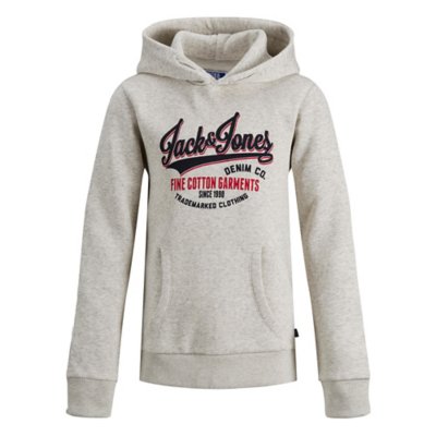 sweatshirt à capuche garçon jjelogo hood 2 col 21/22 noos