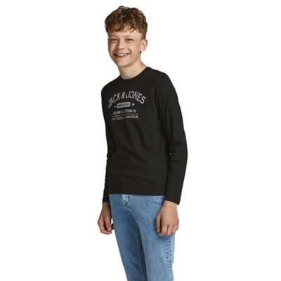 tee-shirt à manches longues garçon jjejeans tee ls o-neck 21/22 noos j