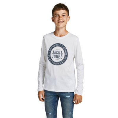 tee-shirt à manches longues garçon jjejeans tee ls o-neck 21/22 noos j