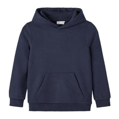 sweatshirt à capuche garçon nkmleno ls wh bru noos
