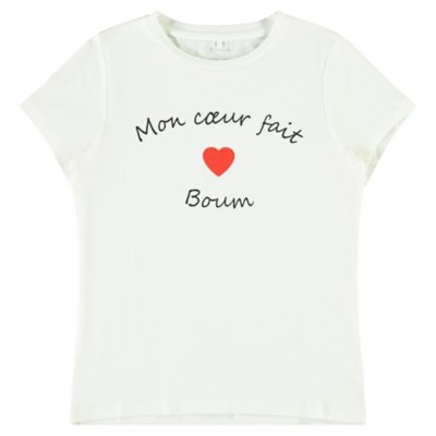 tee-shirt à manches courtes fille nkfklora ss top