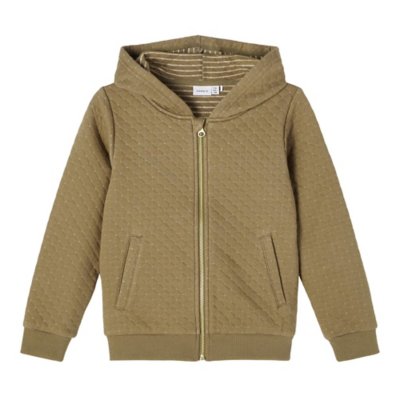 sweatshirt à capuche nkfkonna ls swe card w hood unb