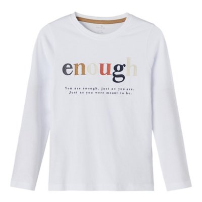 tee-shirt à manches longues fille nkfnejad box