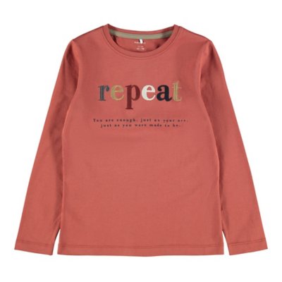 tee-shirt à manches longues fille nkfnejad box