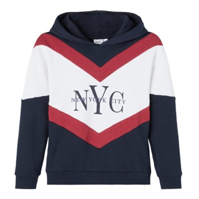 sweatshirt fille nkfolinka ls sweat wh bru