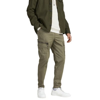 pantalon cargo homme jjiace jjdex tapered akm dusty o. n