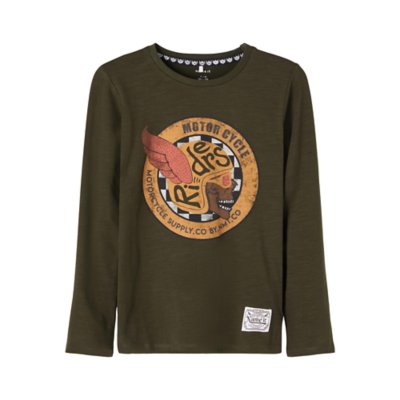 tee-shirt à manches longues garçon nkmoharley ls top