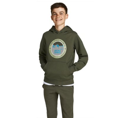 sweatshirt à capuche garçon jcobilo sweat hood sn jr