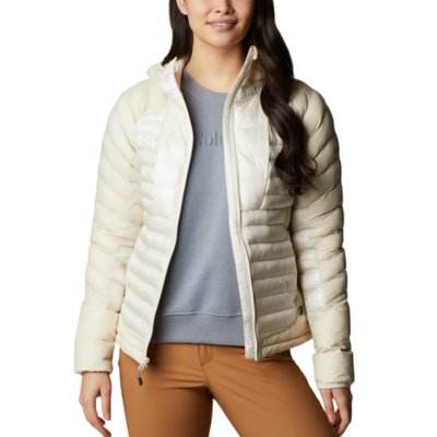 doudoune de randonnée femme labyrinth loop hooded jacket w