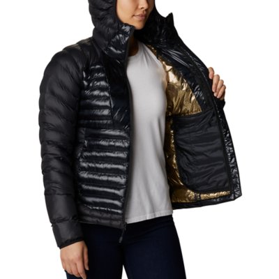 doudoune de randonnée femme labyrinth loop hooded jacket w