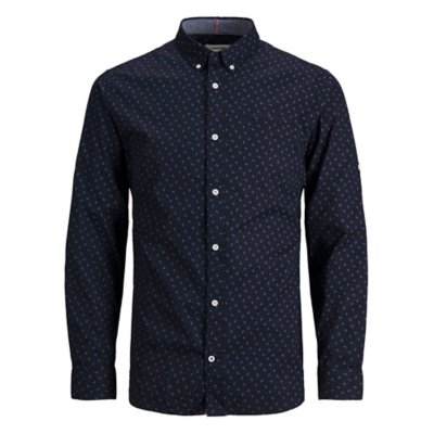 chemise à manches longues homme jjejack detail shirt l/s noos