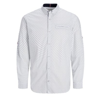chemise à manches longues homme jjejack detail shirt l/s noos