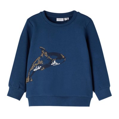 sweatshirt garçon nmmtamoor bru