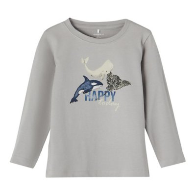 tee-shirt à manches longues garçon nmmtanny ls top box