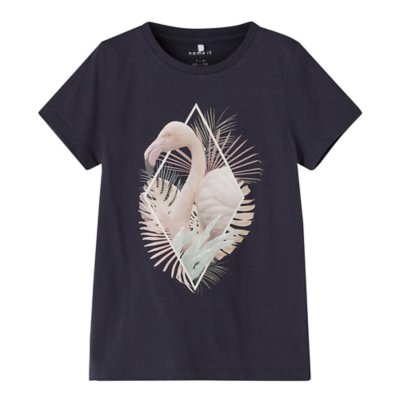 tee-shirt à manches courtes fille nkfhilea camp