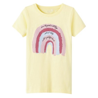 tee-shirt à manches courtes fille nkftenje