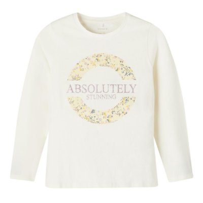 tee-shirt à manches longues fille nkftexo ls