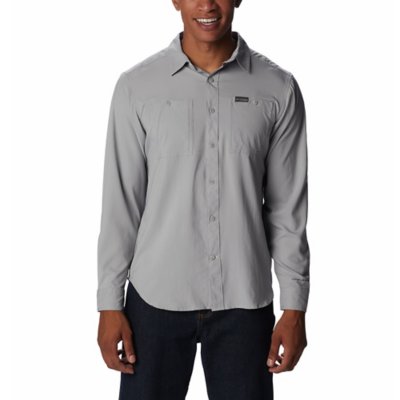 chemise de randonnée à manches longues homme utilizer woven