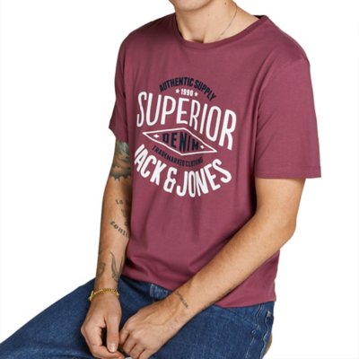 tee-shirt à manches courtes homme jjelogo ss o-neck 2 col ss22 sn