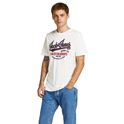 tee-shirt à manches courtes homme jjelogo ss o-neck 2 col ss22 sn
