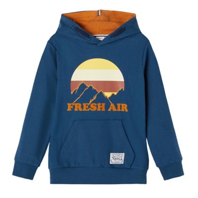 sweatshirt à capuche garçon nkmtorry swe w bru