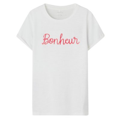 tee-shirt à manches courtes fille nkfbanji