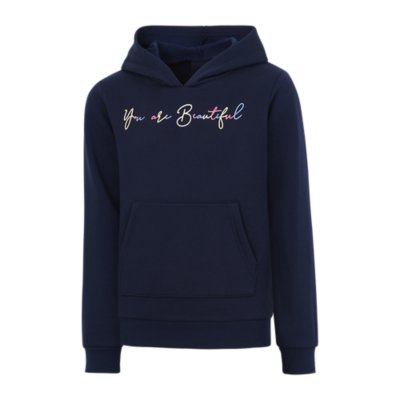 sweatshirt à capuche fille youp fi