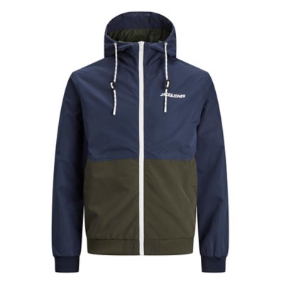 veste à capuche homme jjerush blocking hood bomber
