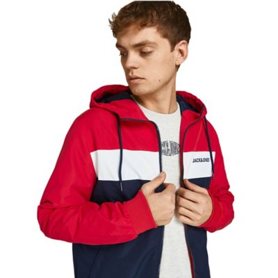 Soldes Jack & Jones Erush Blocking Hood Bomber (12200208) 2024 au meilleur  prix sur