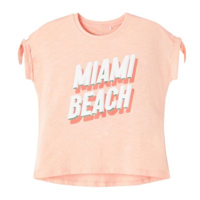 tee-shirt à manches courtes fille nkfveet