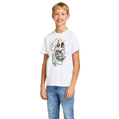 tee-shirt à manches courtes garçon jjeustace ss jr
