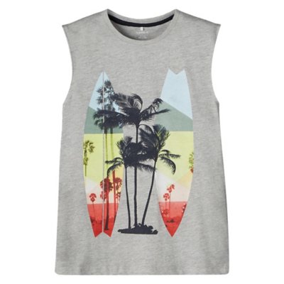 tee-shirt sans manche garçon nkmzob sl top